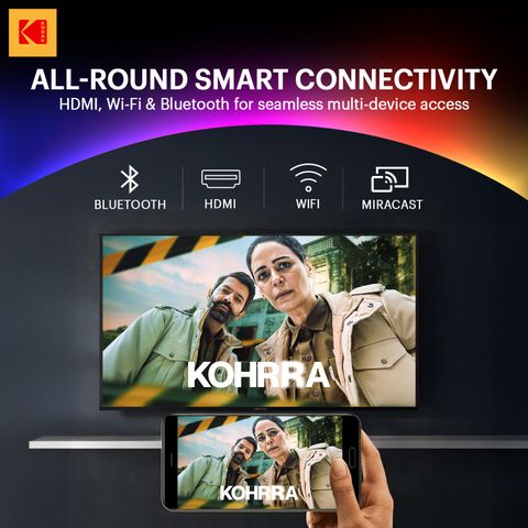 KODAK 9X Series 80 cm (32 inch) HD Ready LED Smart Android TV with