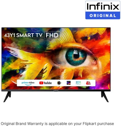Infinix Y1 109 cm (43 inch) Full HD LED Smart Linux TV with