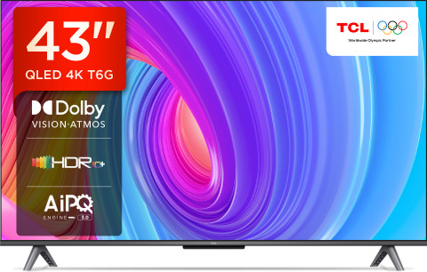 TCL 43インチ QLEDテレビ Google TV TCL 108 cm (43 inch) QLED Ultra HD (4K) Smart Google TV with Hands