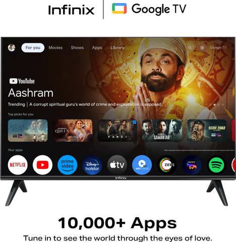 Infinix 109 cm (43 inch) QLED Ultra HD (4K) Smart Google TV Online