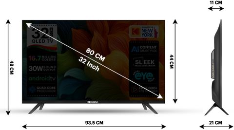 KODAK 9X Series 80 cm (32 inch) HD Ready LED Smart Android TV with