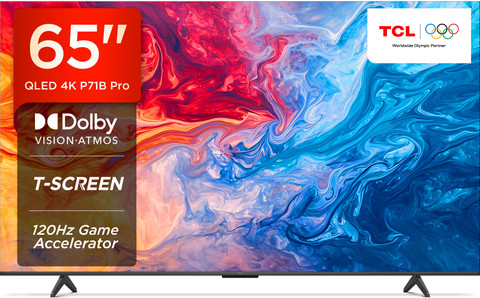 TCL 65V型 4K液晶テレビ Google TV 65P71B 2022年製 TCL P71B Pro 164 cm (65 inch) QLED Ultra HD (4K) Smart Google TV
