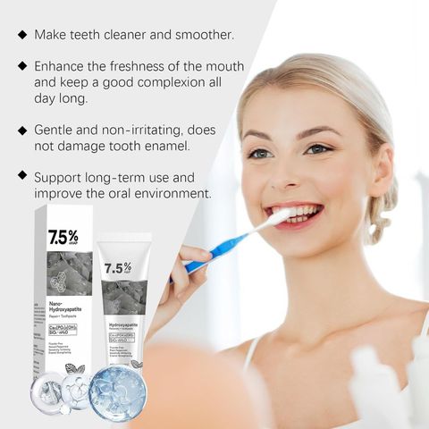 nureva Hydroxyapatite Toothpaste for Enamel Care, 100g - Image 6