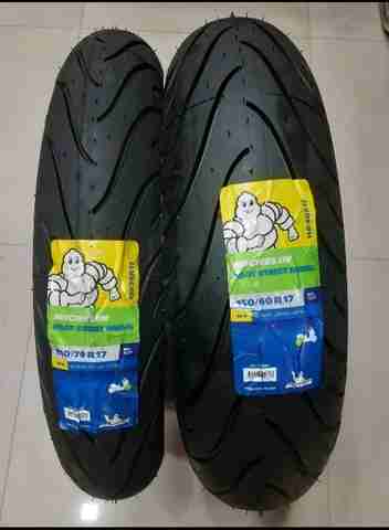 MICHELIN 110/70-R17 & 150/60-R17 PILOT STREET RADIAL COMBO PACK 2