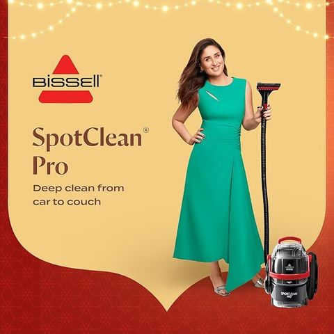 BISSELL SpotClean_PRO Wet & Dry Vacuum Cleaner Warm Water removes