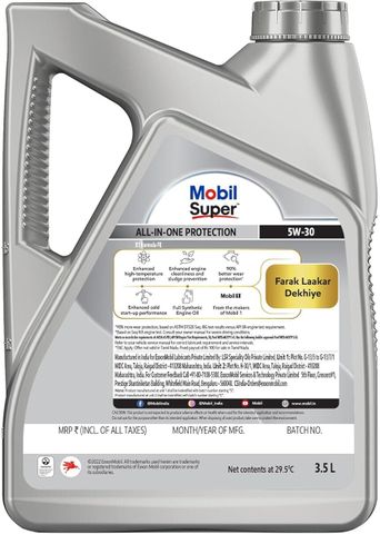 MOBIL Super 3000 X1 Formula FE 5W-30 Fully Synthetic Synthetic