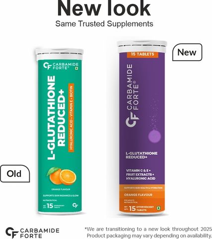 CARBAMIDE FORTE L Glutathione Effervescent Tablets for skin with Vitamin C, E, & Biotin Price in India