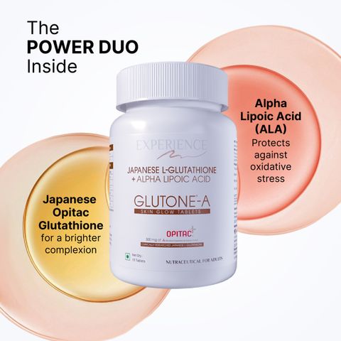 Glutone Japanese Glutathione with Alpha Lipoic Acid tablet for Glowing Skin & Dark spots Price in India