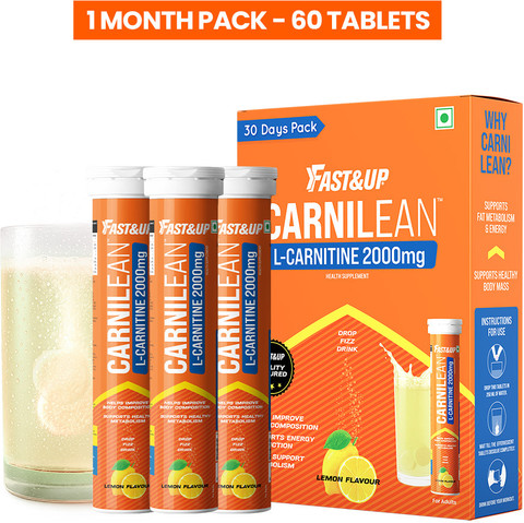 FAST&UP L-Carnitine Tartrate 2000mg Carnipure TM, Sourced from Lonza Switzerland - Lemon Price in India - Buy FAST&UP L-Carnitine Tartrate 2000mg Carnipure TM, Sourced from Lonza Switzerland