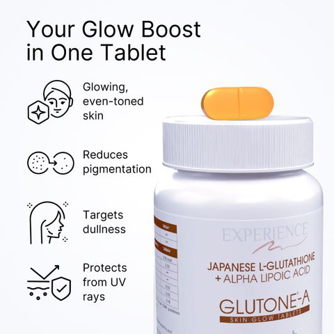 Glutone Japanese Glutathione with Alpha Lipoic Acid tablet for Glowing Skin & Dark spots Price in India