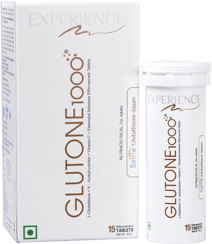 setria glutathione 1000mg Glutone 1000 Buy 1 Get 1 FREE L-Glutathione Effervescent Tablets For Radiant Glow Price in India Size:Pack of 10 Glutathione For Lab Research Immune system support