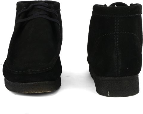 CLARKS Wallabee Boot Black Sde Boots For Men - Buy Black Color