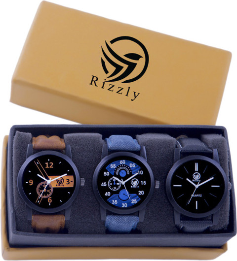 Rizzly (Casual+PartyWear+Formal) Stylish New For Mens Analog Watch