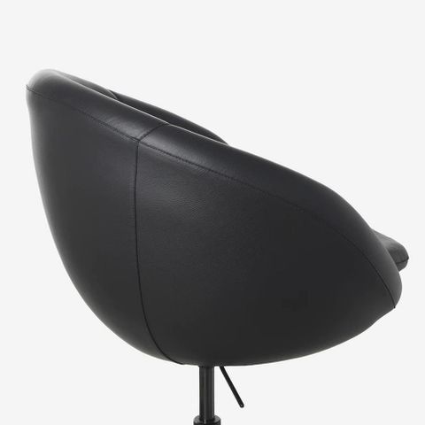 IKEA SKRUVSTA_SWIVEL CHAIR_BLACK Fabric Office Adjustable Arm