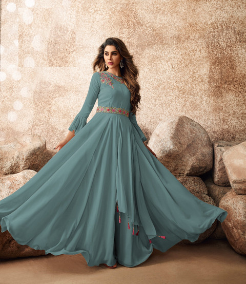 Saree Collection Flared/A-line Gown Price in India