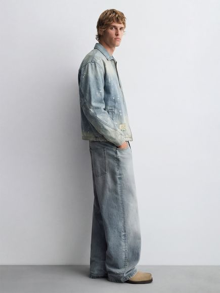 FUGAZEE Men Self Design Denim Casual Jacket - Image 5