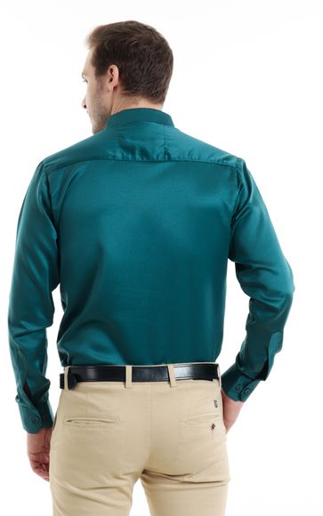 Sam Unique Man Men Regular Fit Solid Spread Collar Formal Shirt - Image 6