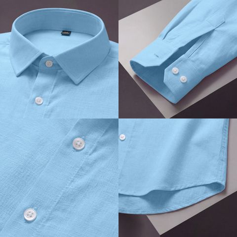INDIAN GARRAGE HUB Men Regular Fit Solid Spread Collar Casual Shirt - Image 7