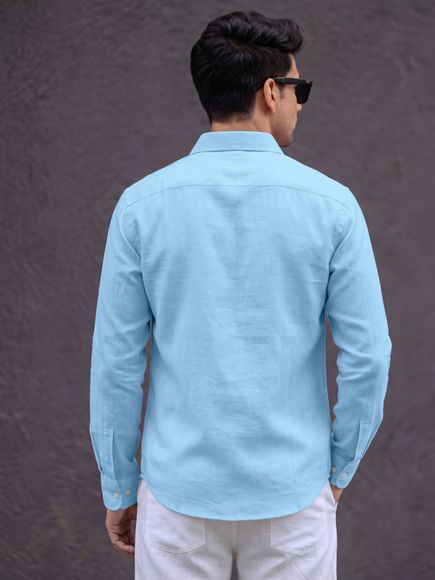 INDIAN GARRAGE HUB Men Regular Fit Solid Spread Collar Casual Shirt - Image 6