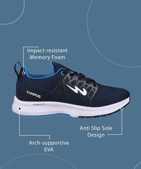 CAMPUS RODEO PRO 's Sports | Cushioned Comfort | Breathable Mesh