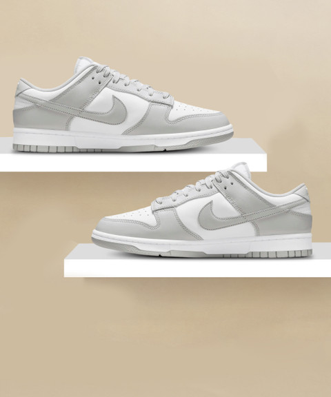 靴 NIKE Dunk Low Gray White NIKE dunk low retro Sneakers For Men - Buy NIKE dunk low retro