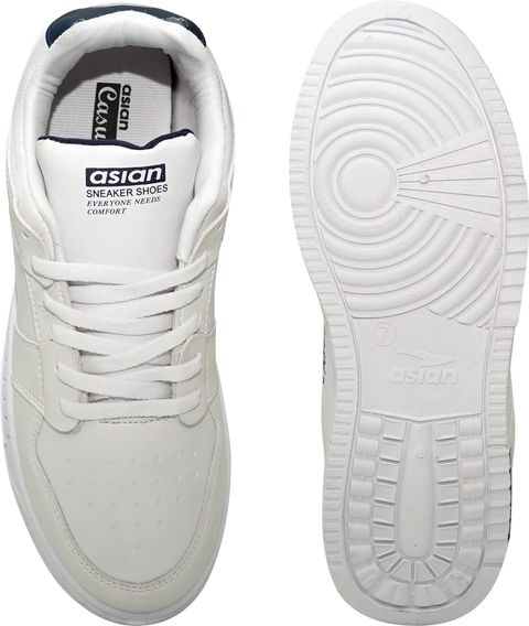 asian Tarzan-21 White Color Changing Sneakers,Loafers,Casuals