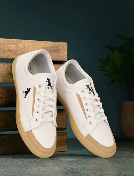 ATRONS Casual White Shoes for Men, Size 7 - Image 5