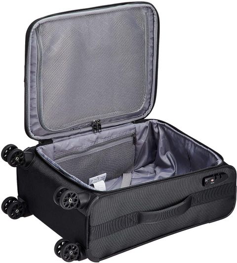 SAMSONITE SAM VESTOR MOB OFF SP55/20-BLK Cabin Suitcase 8 Wheels