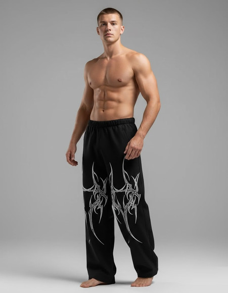 Nikolov Printed Men Black Track Pants - Buy Nikolov Printed Men
