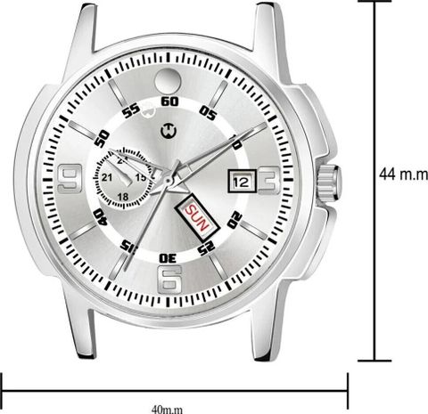 WIZARD TIMES Watch For Men's & Boy's Men's Watch Silver Stainless