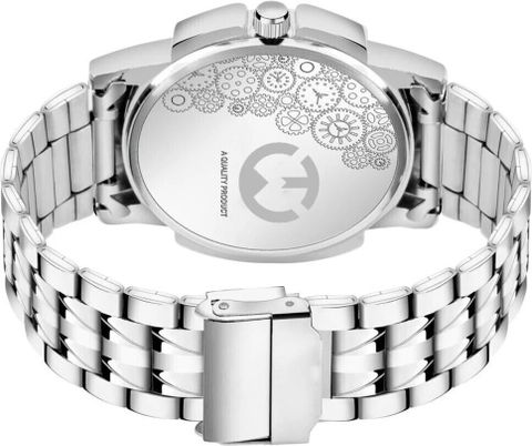 WIZARD TIMES Watch For Men's & Boy's Men's Watch Silver Stainless
