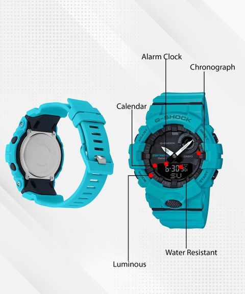 CASIO G-Shock G-Shock ( GBA-800-2A2DR ) Analog-Digital Watch - For