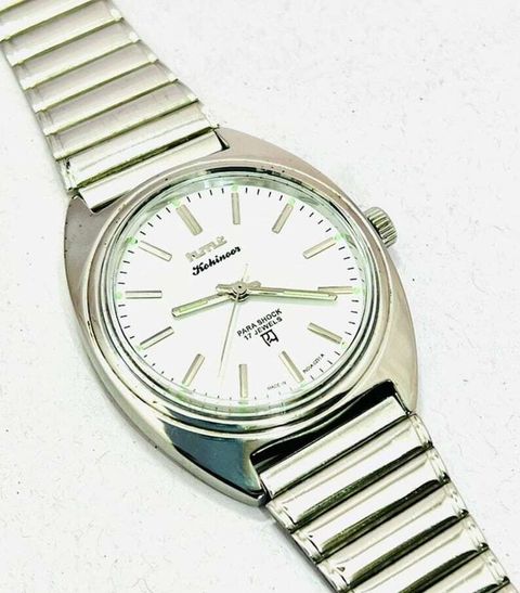 17号　古都 DIXOT Vintage HMT Kohinoor White Dial 17 Jewels Hand Winding Mens