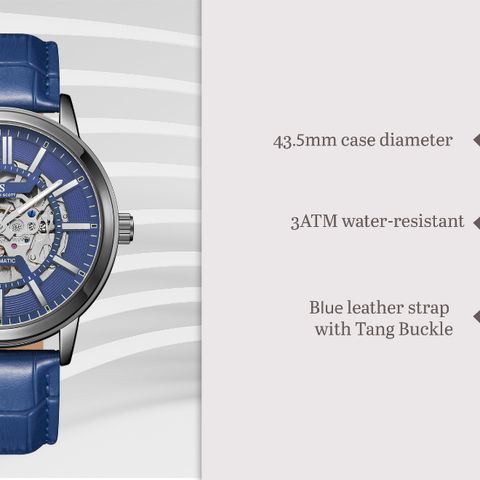 Kenneth Scott K24323-XLNN Kenneth Scott Automatic Analog Watch