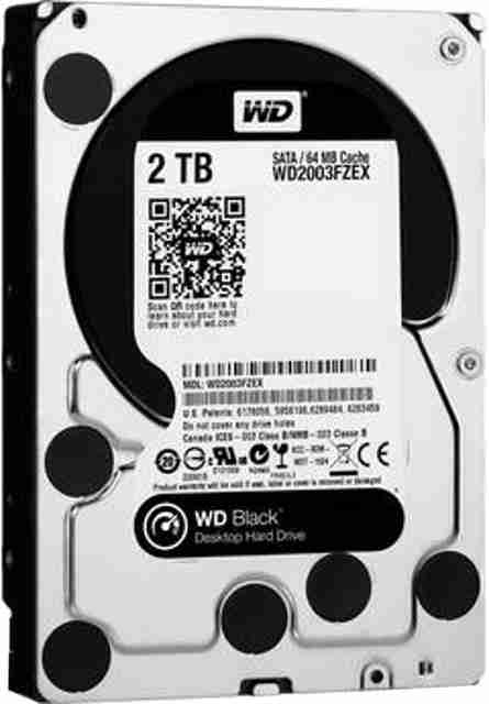WD 2 TB Desktop Black SATA Internal Hard Disk Drive (HDD