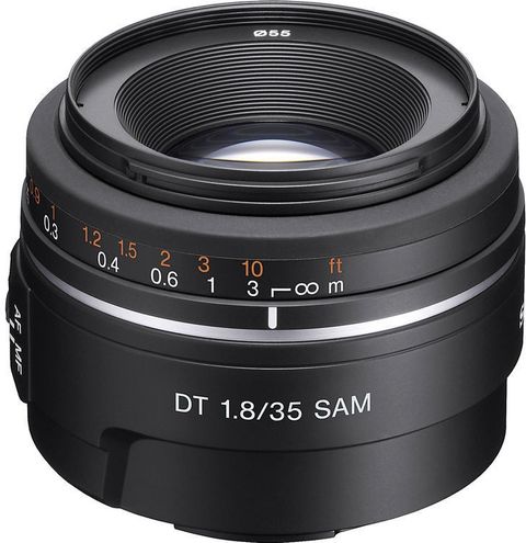 SONY DT 35mm f/1.8 SAM A-Mount Wide-angle Prime Lens - SONY