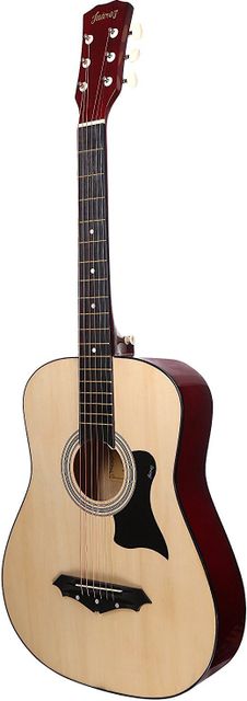 Juarez JRZ38C/NAT Acoustic Guitar Linden Wood Ebony Right Hand Orientation (Natural) - Image 7