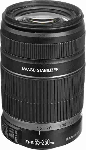 Canon EF-S55-250MM f/4-5.6 IS II Telephoto Zoom Lens - Canon