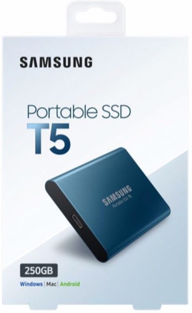 外付けハードディスク・ドライブ Samsung Portable SSD T5 500GB Samsung T5 500 GB External Solid State Drive (SSD) - Samsung