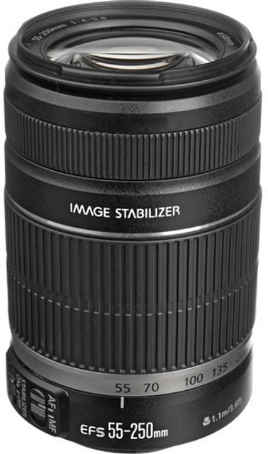 Canon EF-S 55 - 250 mm f/4-5.6 IS II Telephoto Zoom Lens - Canon