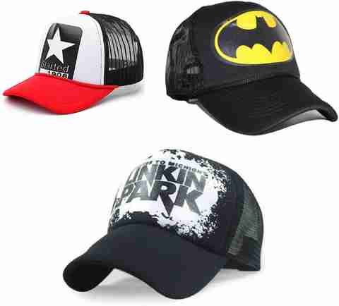 FashMade Printed Sports/Regular Cap (Pack of 3) - Image 3