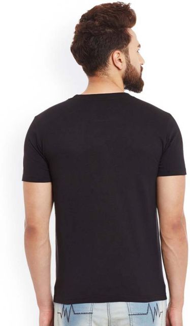 Supreme Printed Men Round Neck Black T-Shirt - Buy Supreme Printed
