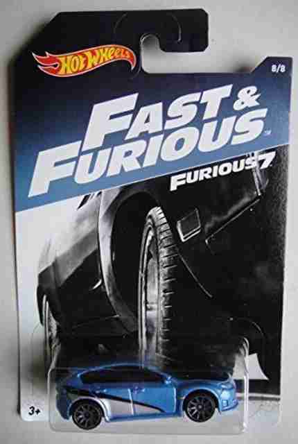 HOT WHEELS HOT WHEELS FAST & FURIOUS 7 BLUE SUBARU WRX STI 8/8