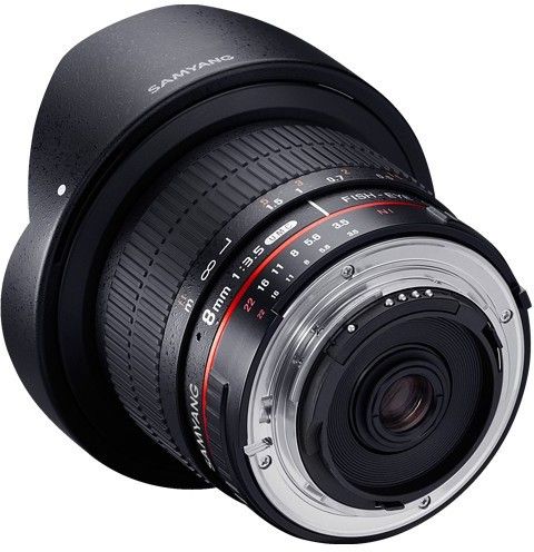 SAMYANG 8mm F3.5 Fisheye（NikonAPS-C専用） Samyang MF 8mm F3.5 For Nikon AE Fisheye Prime Lens - Samyang