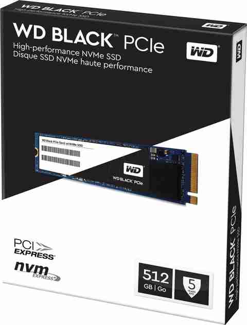 ②-WA348 WD SATA 512GB SSD 2.5 1点 WESTERN DIGITAL WD BLACK 512 GB Laptop Black SATA Internal Solid