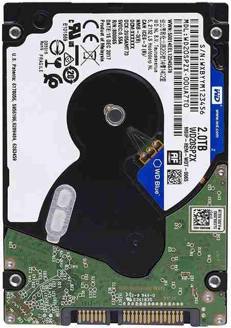 WESTERN DIGITAL Blue 2 TB Laptop Blue SATA Internal Hard Disk