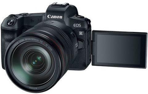 Canon EOS R Mirrorless Camera Body with Single Lens: RF24-105 mm f