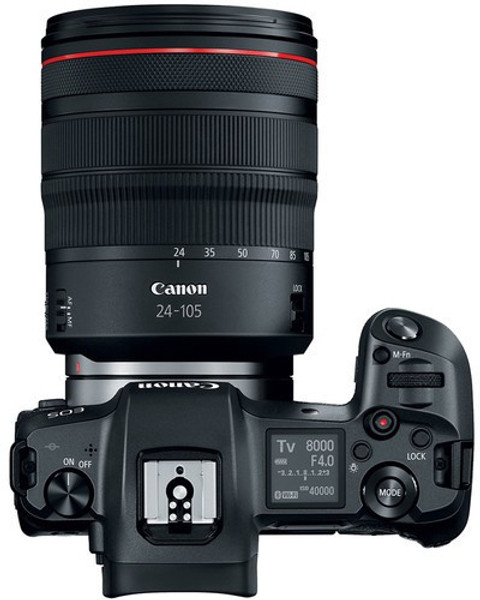 Canon EOS R Mirrorless Camera Body with Single Lens: RF24-105 mm f