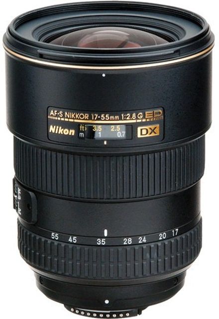 NIKON AF-S DX Zoom-Nikkor 17-55mm f/2.8G IF-ED Telephoto Zoom Lens