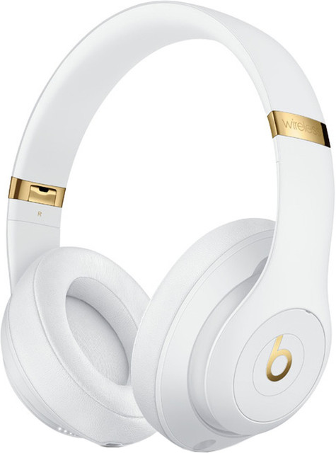 Beats Studio3 Wireless ホワイト×ゴールド Beats Studio3 - W1 Headphone Chip, Active Noise Cancelling, 22Hrs